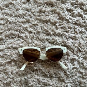 Celine Cream and Brown Sunglasses
